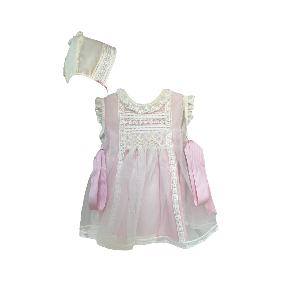 PREORDER Beatrice Luxe Pink 2-piece Handsmocked Dress – Piccoli & Co™