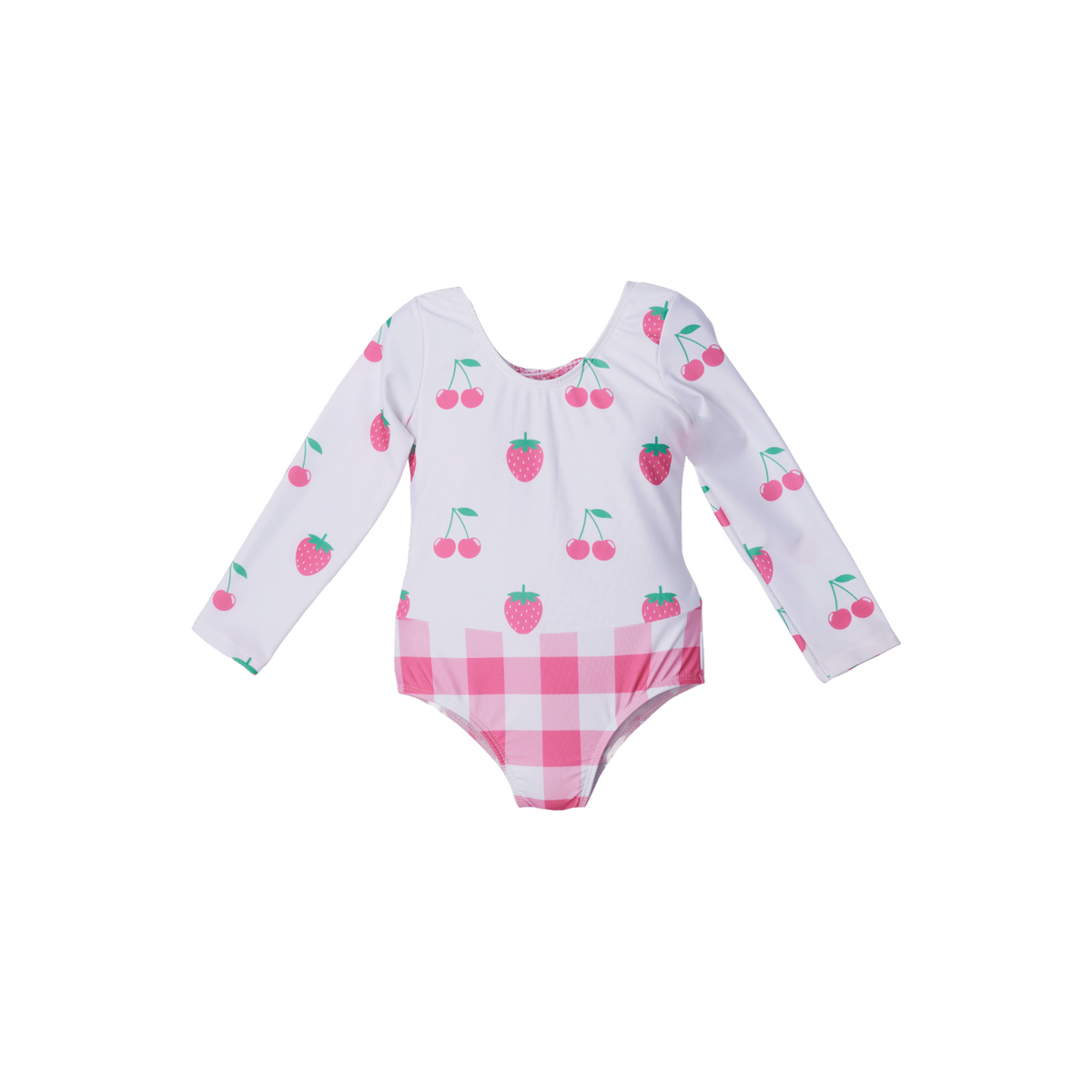 Sebastina Pink Jam Gingham Rashguard – Piccoli & Co™